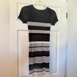 Black and white dress